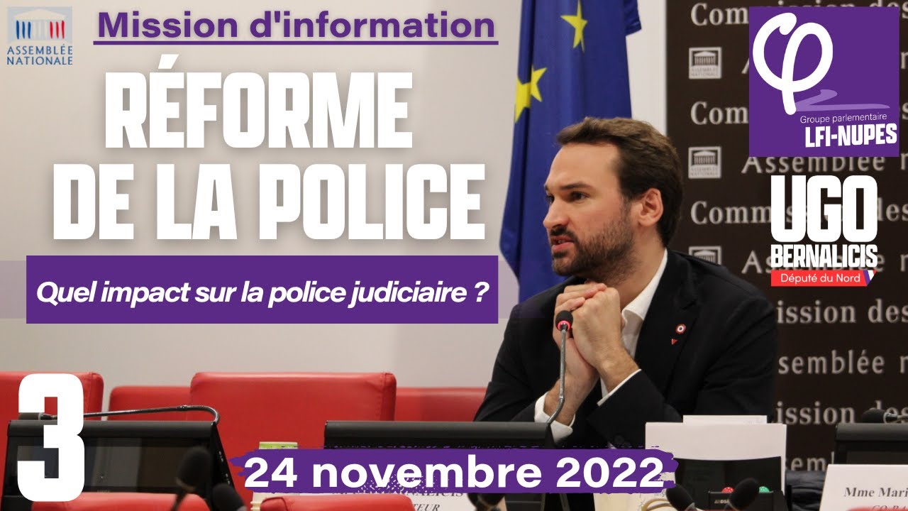 Olivier CHRISTEN - Audition #3 de la mission d'information sur la police judiciaire | Ugo Bernalicis