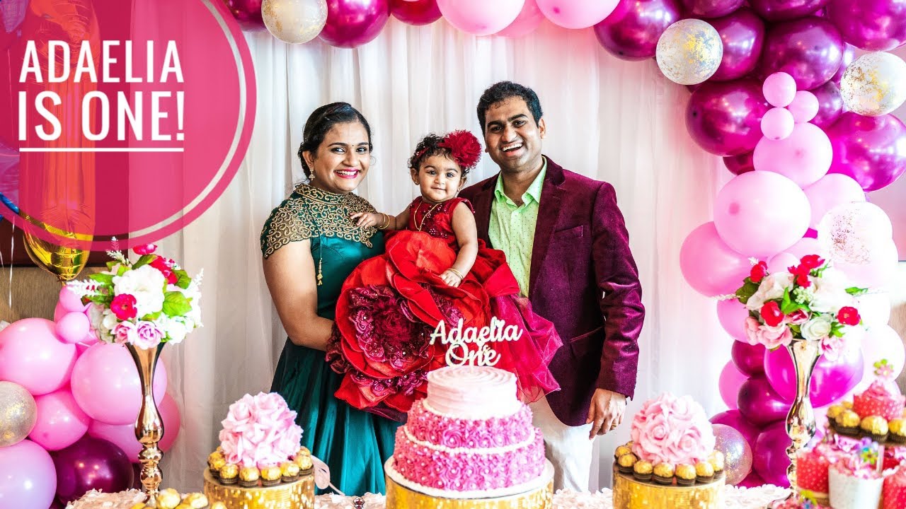 USA | Tamil vlog | First birthday celebrations of my baby girl!