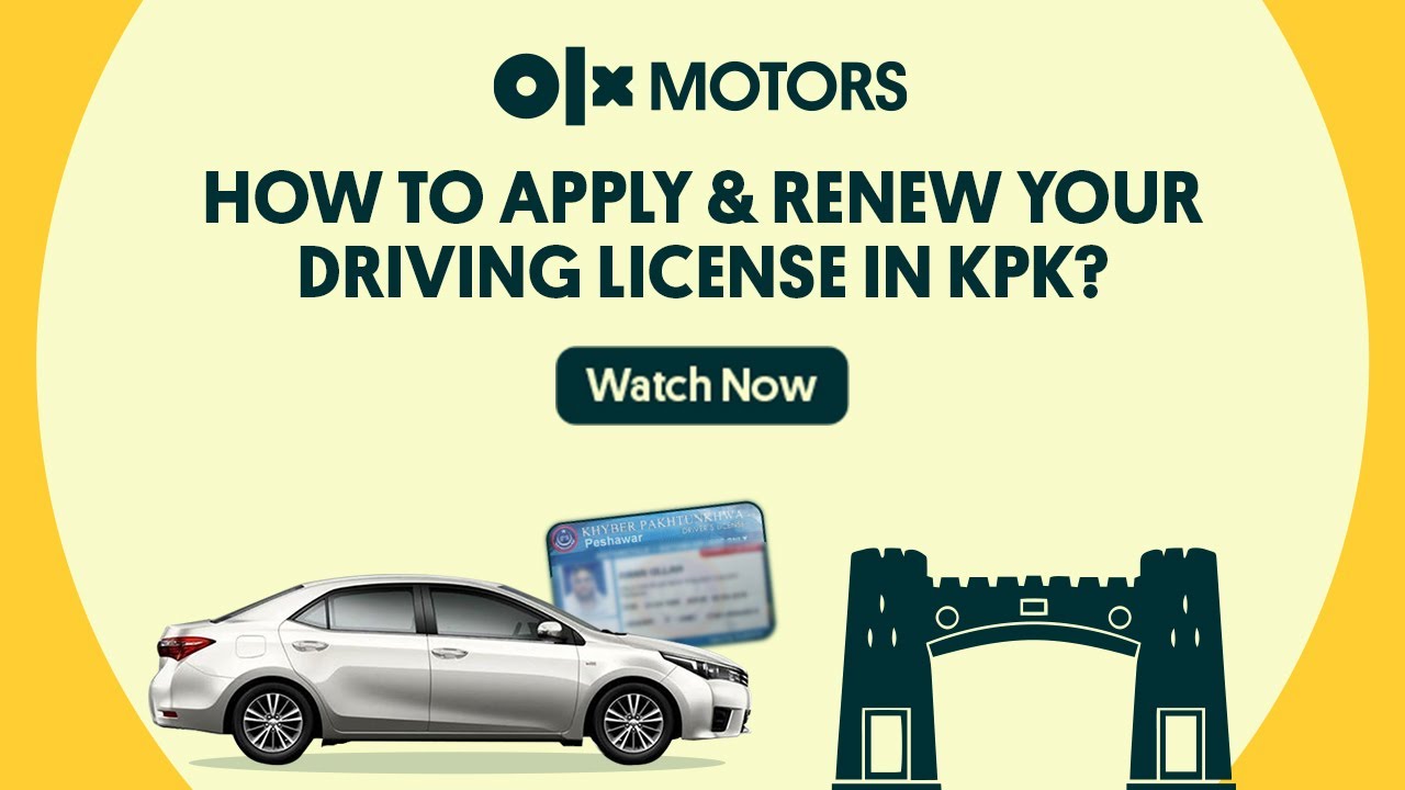 How to Apply and Renew Driving License in KPK?