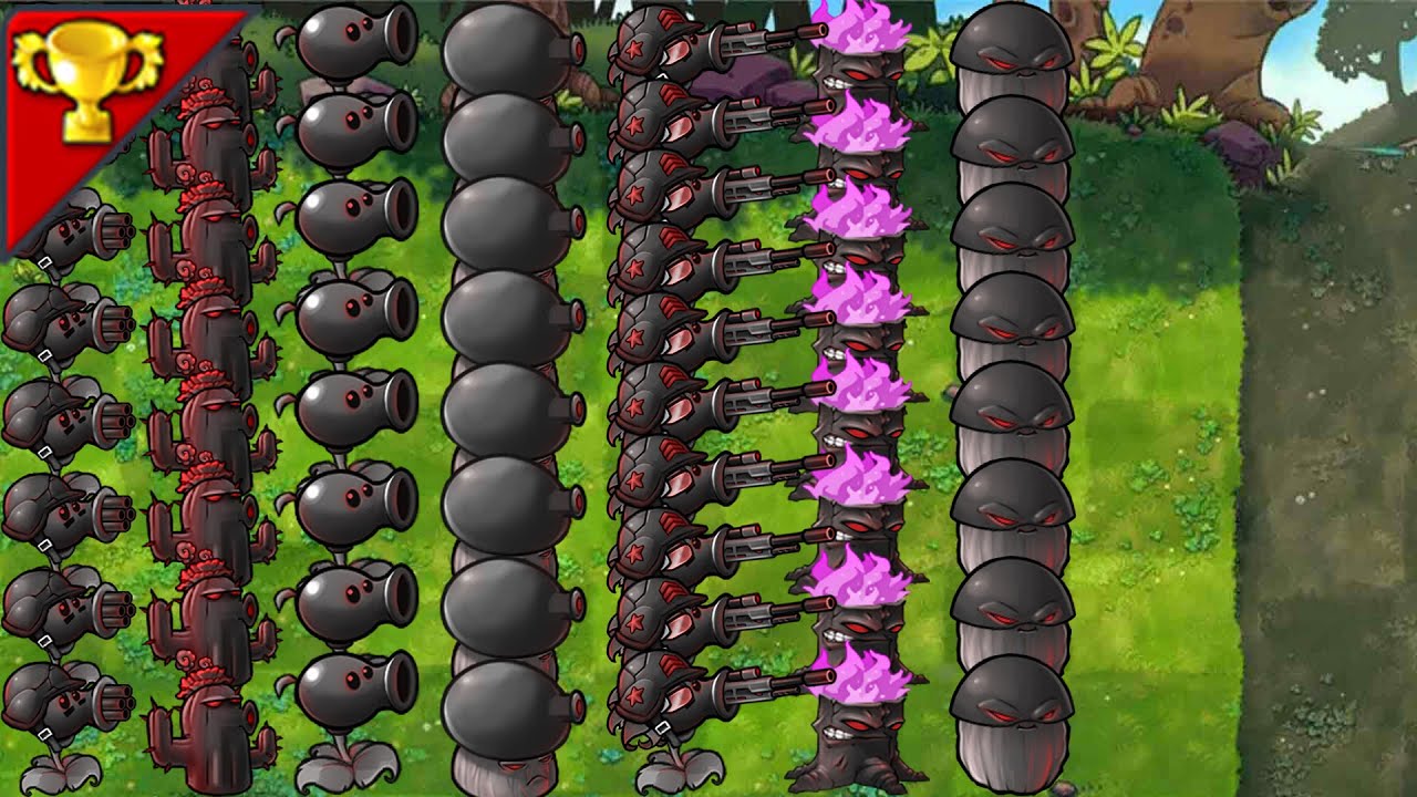 Doom family plants VS 999Zombies-------Plants vs Zombies