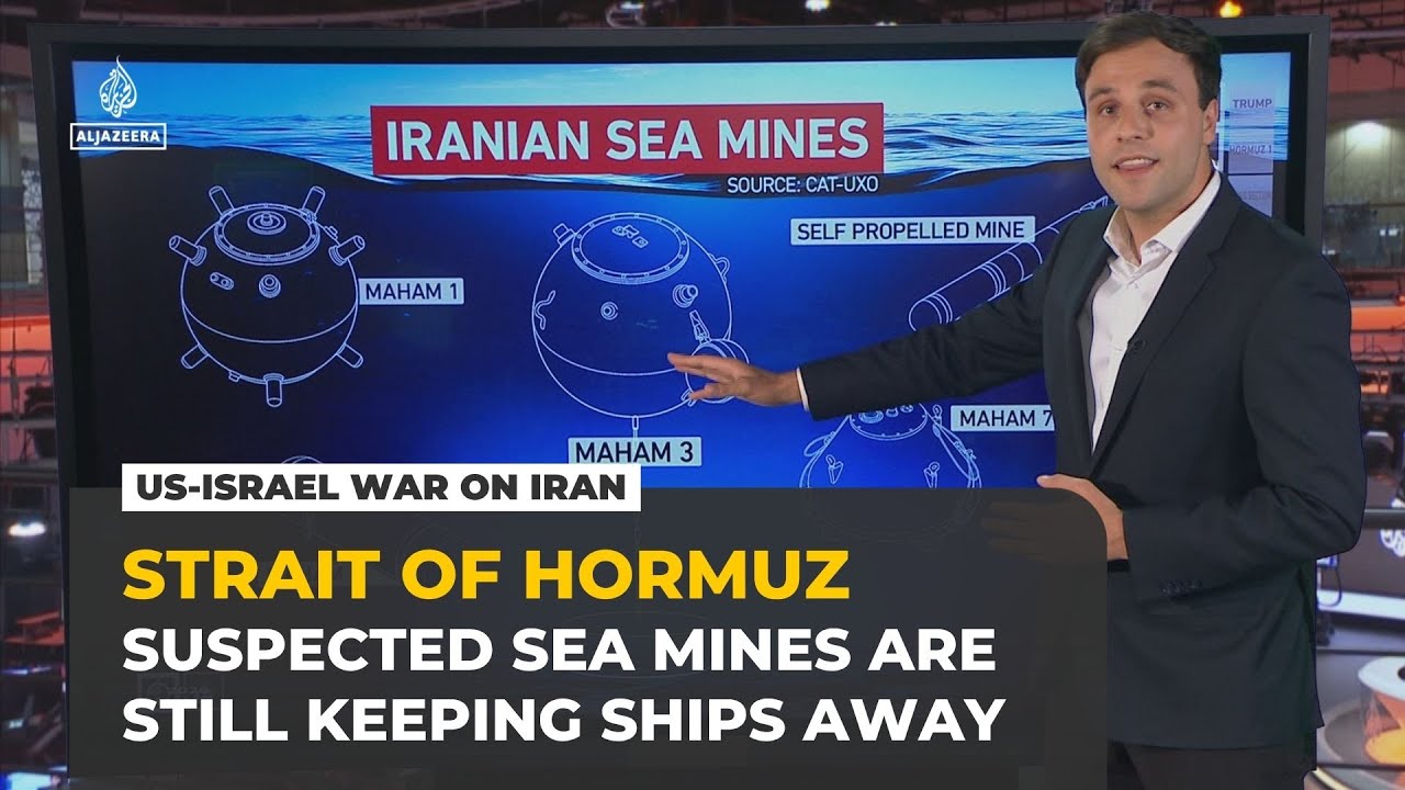 How suspected Iranian sea mines in Hormuz could delay Trump&rsquo;s reopening plan