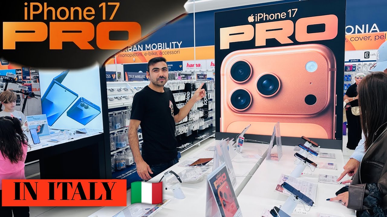 IPHONE 17 PRO MAX PRICE IN ITALY 🇮🇹|| इटली में आईफोन 17 महंगा या सस्ता #iphone17 