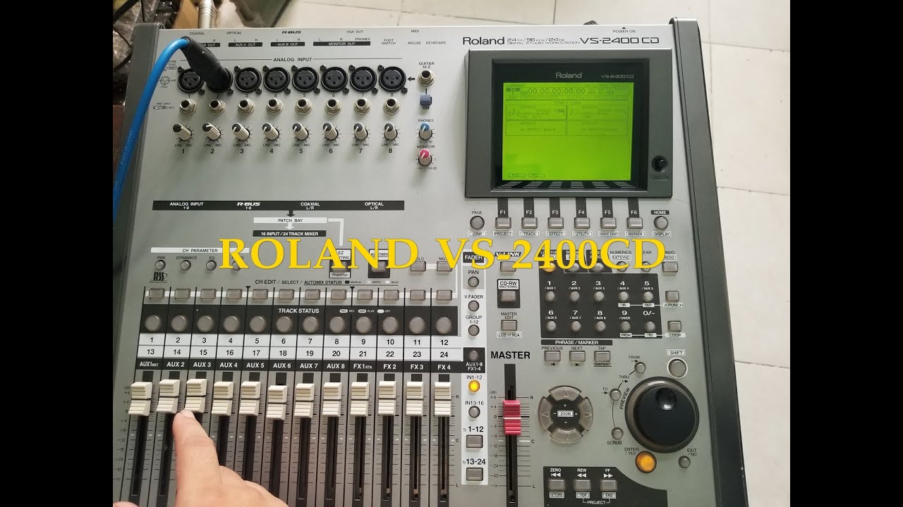 Roland VS-2400 Factory reset