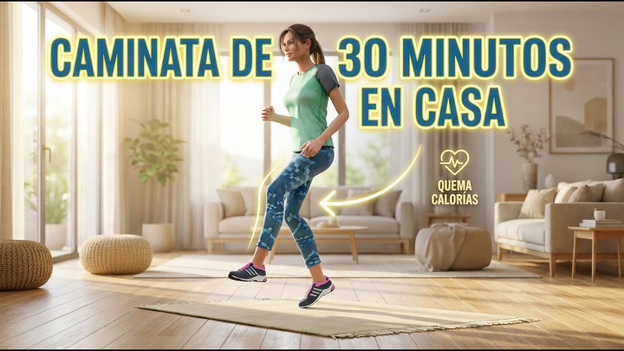 Caminata de 30 minutos en casa: ¡Duerme mejor esta noche!