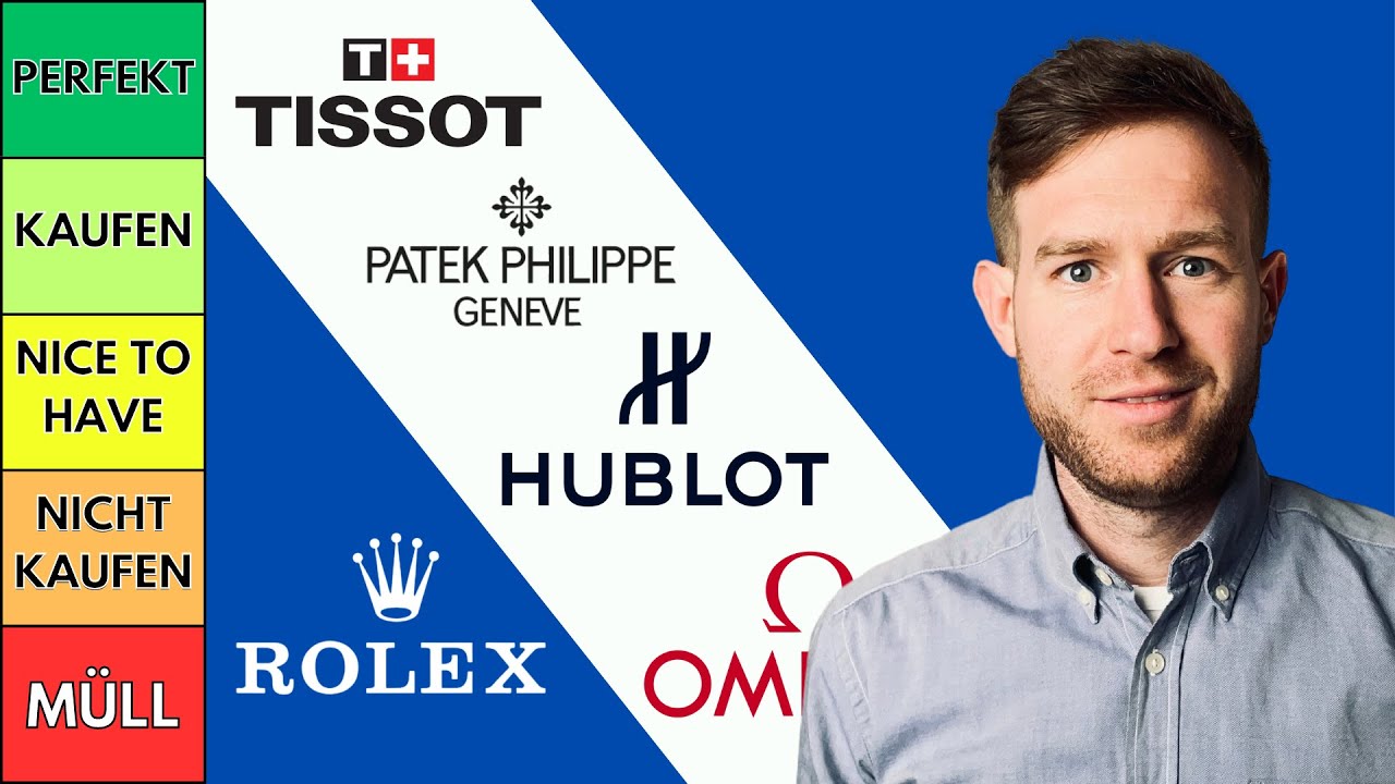 UHRMACHER bewertet LUXUS-Uhrenmarken (Rolex, Tissot,...) 🗑️🔥 | Gezeitenpanther