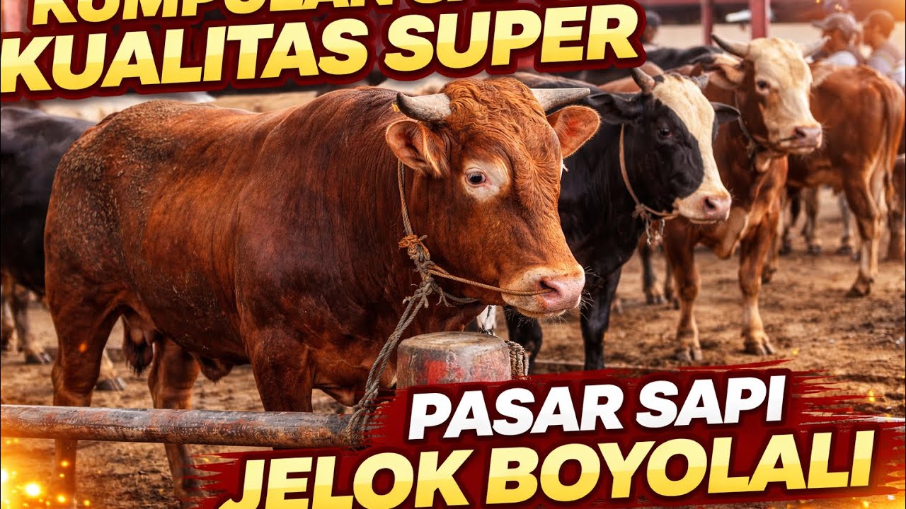 KEGIATAN PASAR SAPI JELOK BOYOLALI 20 januari 2026