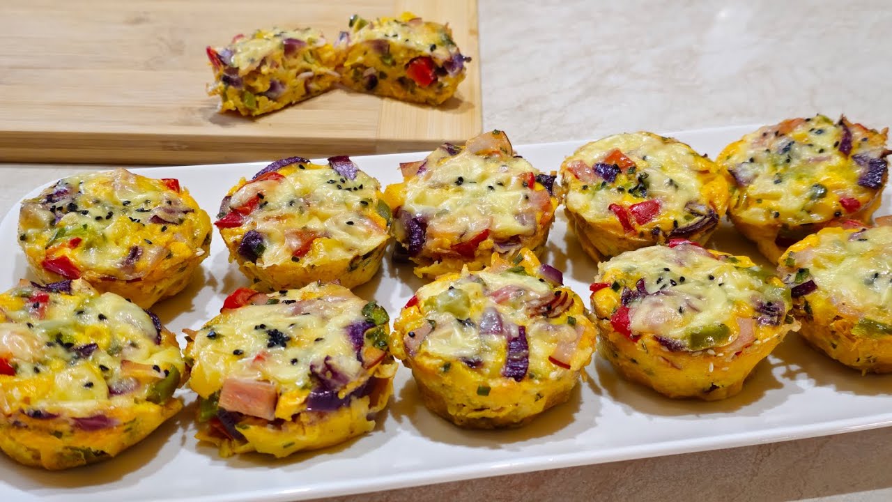 🎉 Kolorowe wytrawne muffinki idealne na sylwestra i nie tylko 🎉