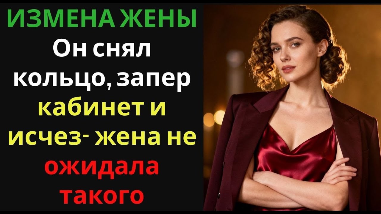 ИЗМЕНА ЖЕНЫ Он снял кольцо, запер кабинет и исчез  жена не ожидала такого
