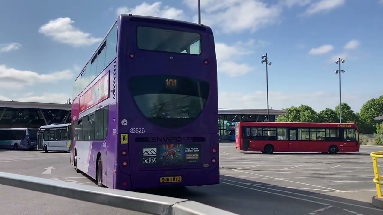 Buses in Stoke-On-Trent (Hanley) June 2023