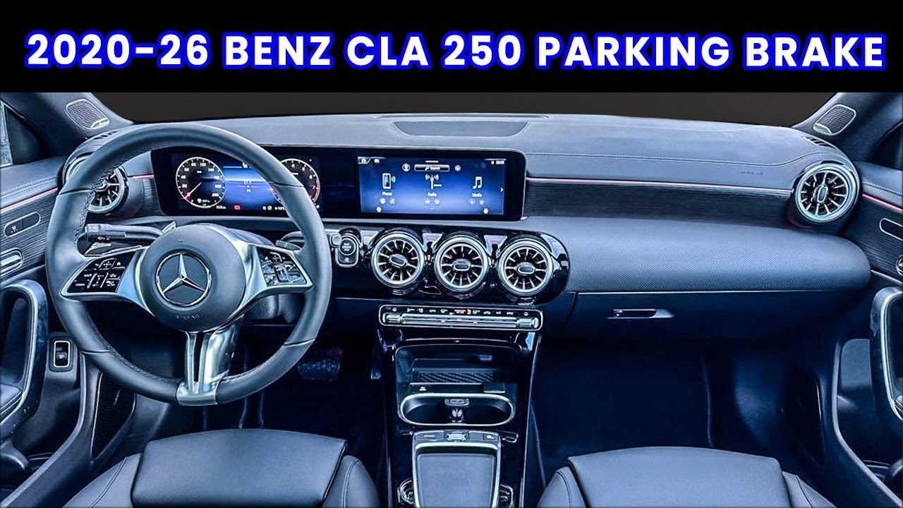 How To Engage And Disengage Electronic Parking Brake - Mercedes Benz CLA 250 [2020-2026]