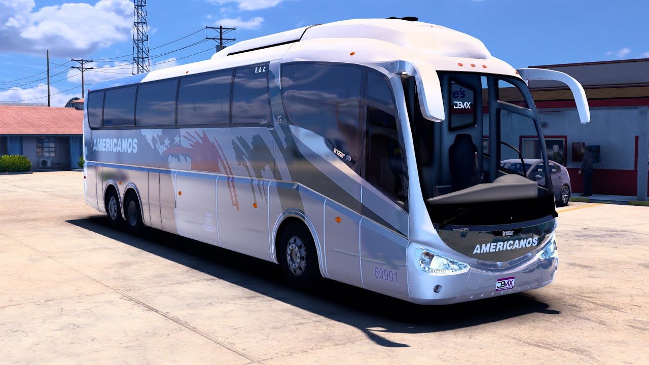 Volvo Irizar PB | ATS 1.46 Bus Mod | Texas to Mexico