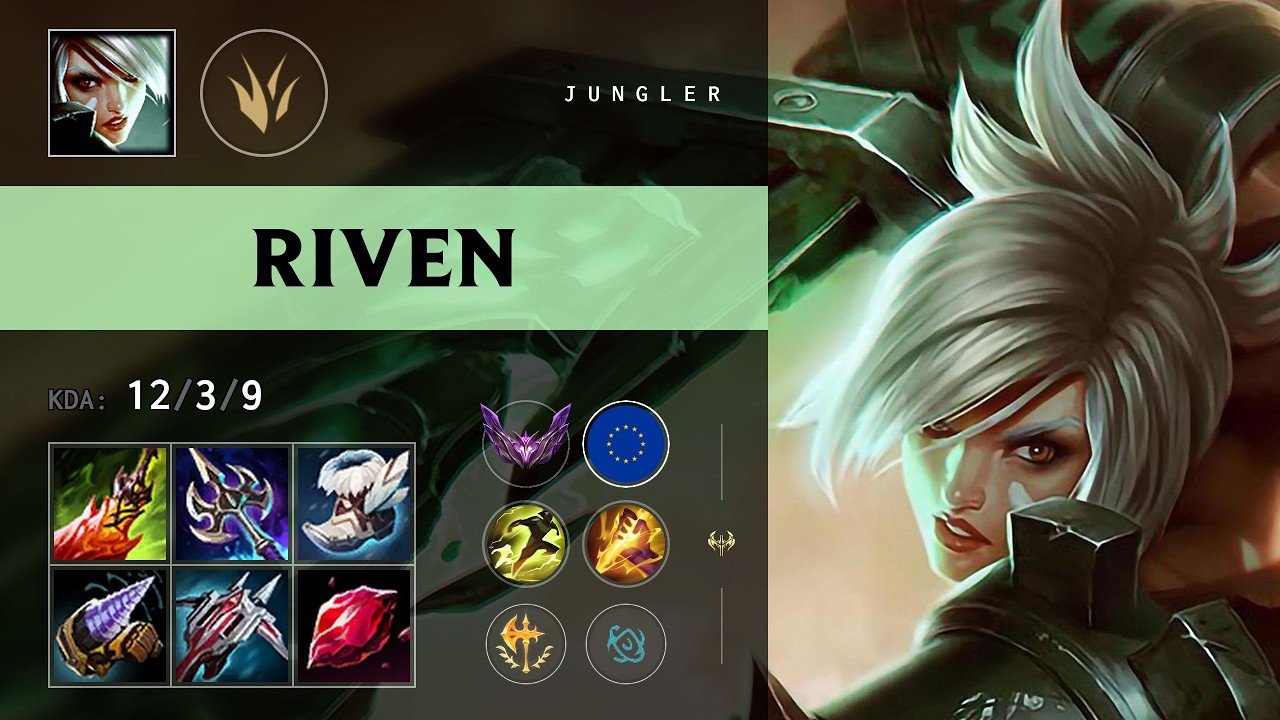 Riven Jungle vs Zed - EUW Master Patch 26.13
