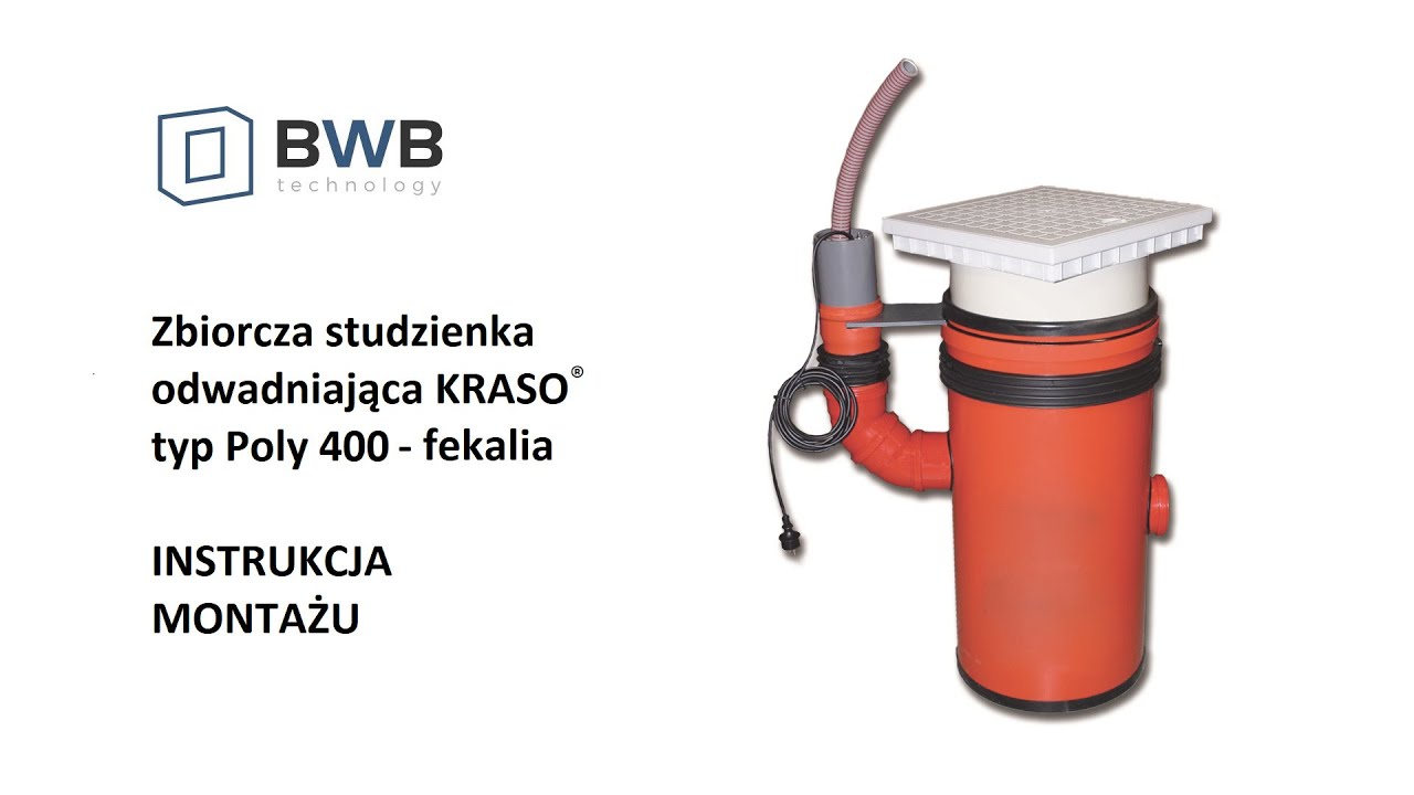 Zbiorcza studzienka odwadniająca KRASO typ Poly 400 - fekalia