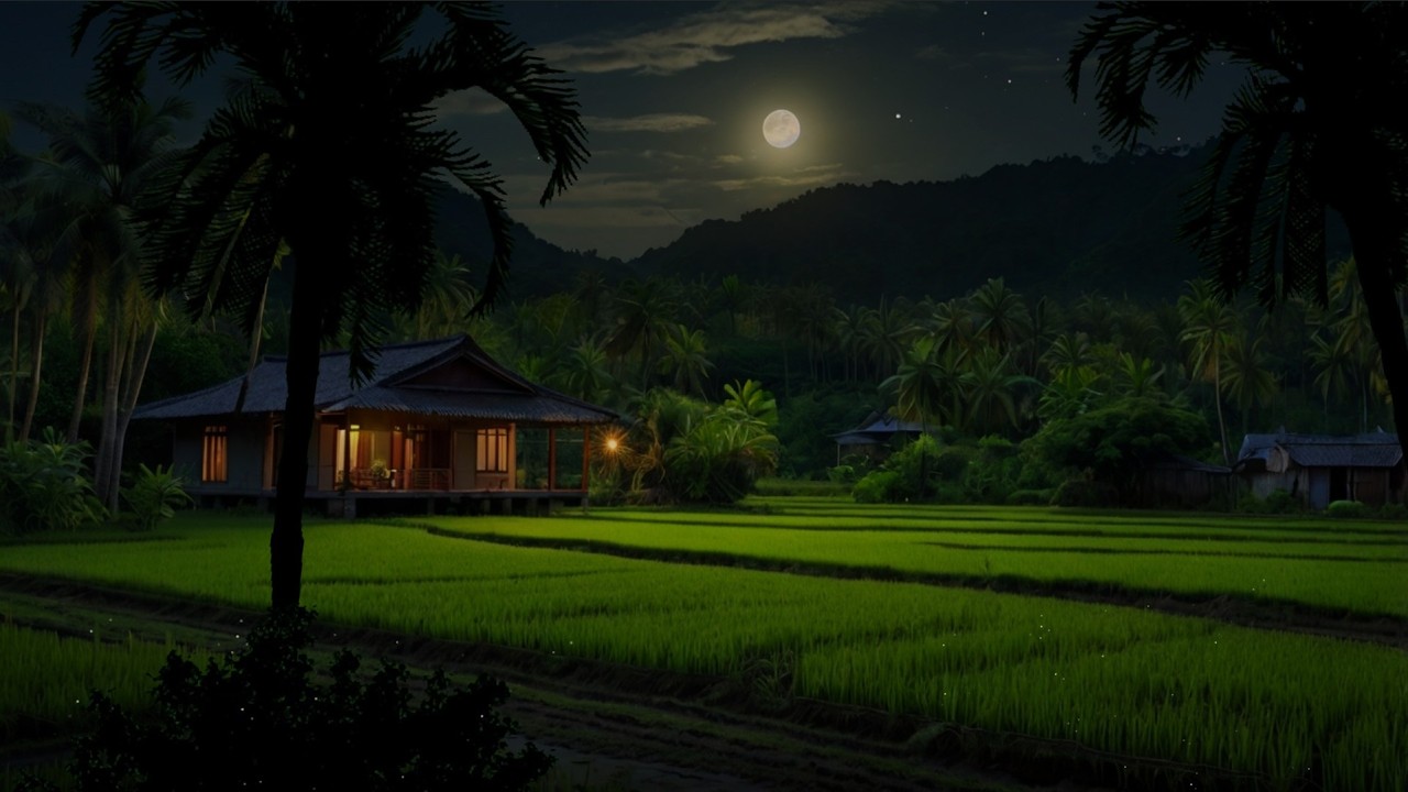 Nighttime Cricket Ambience ASMR | Relaxing Nature Sounds to Sleep, Study, or Meditate 🌙🎧