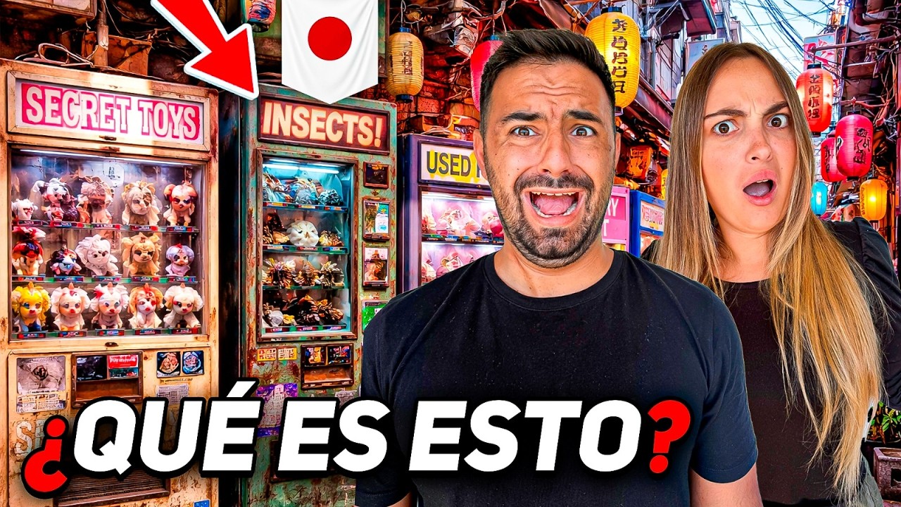 LAS M&Aacute;QUINAS EXPENDEDORAS M&Aacute;S RARAS Y TURBIAS DE JAPON 🇯🇵 *EXTREMO*