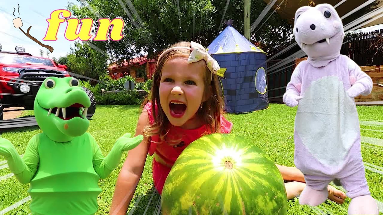 Pretend Play I Dinosaurs I Kids Camping Adventure