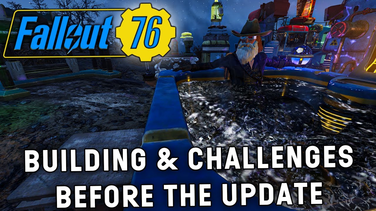 🔴Completing Challenges & Building Before The New Season In Fallout 76