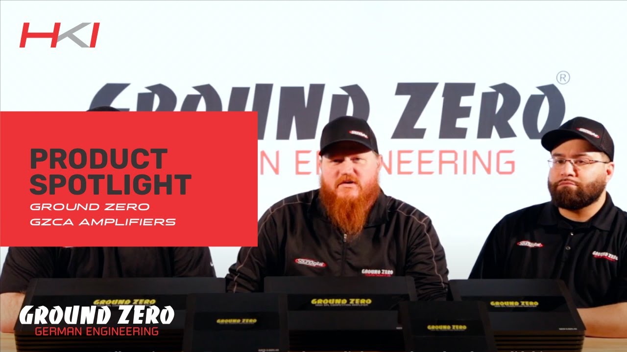 HKI Product Spotlight - Ground Zero GZCA Amplifiers