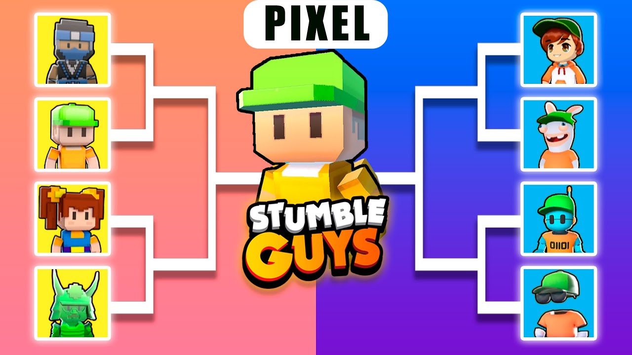 PIXEL vs MR. STUMBLES in Stumble Guys | Tournament Battle 1VS 1