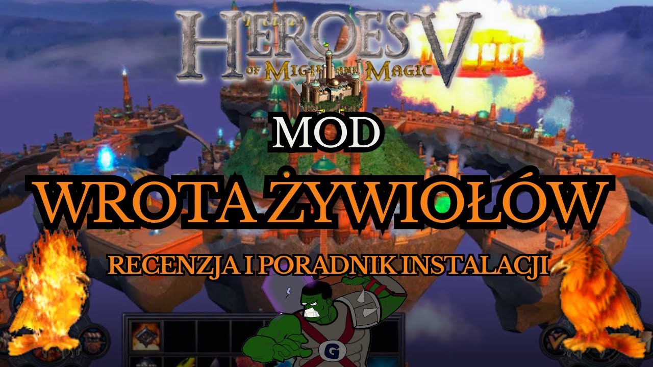 Nowe miasto Heroes V - Wrota Żywioł&oacute;w | Recenzja Conflux Town Mod