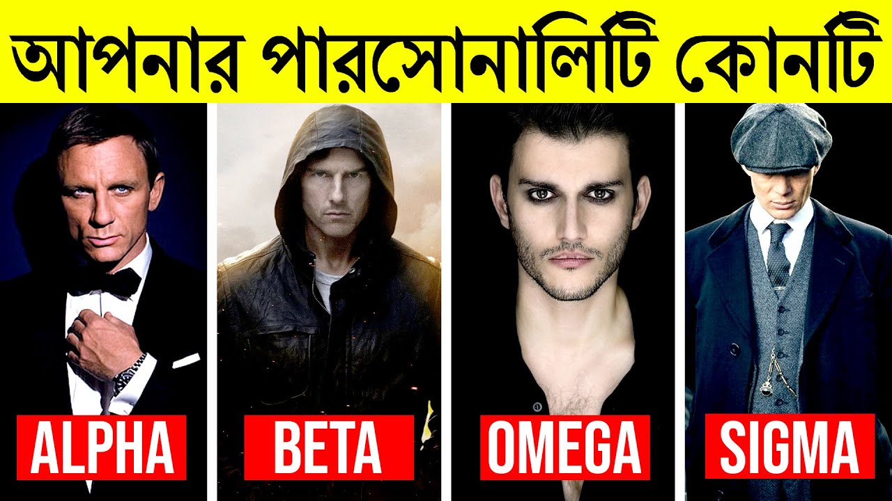 Alpha vs Beta vs Delta vs Gama vs Omega vs Sigma Male | 6 Male Personality : Which One Are You?