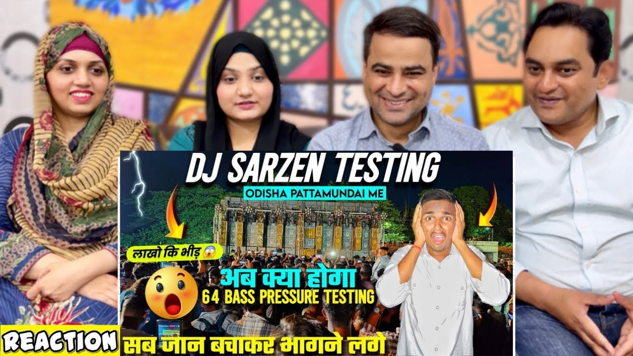 DJ Sarzen 64 Bass Sound Testing Video Against DJ Power Music In Odisha Pattamundai | Reaction!!