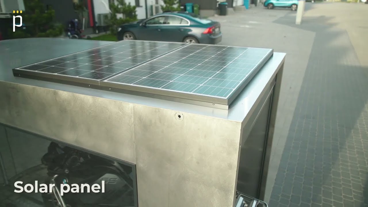 PIRITAS   Off grid garage for motorcycle
