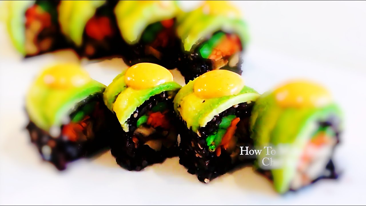 Vegan Sushi ( Vegetarian Sushi Roll Recipes )