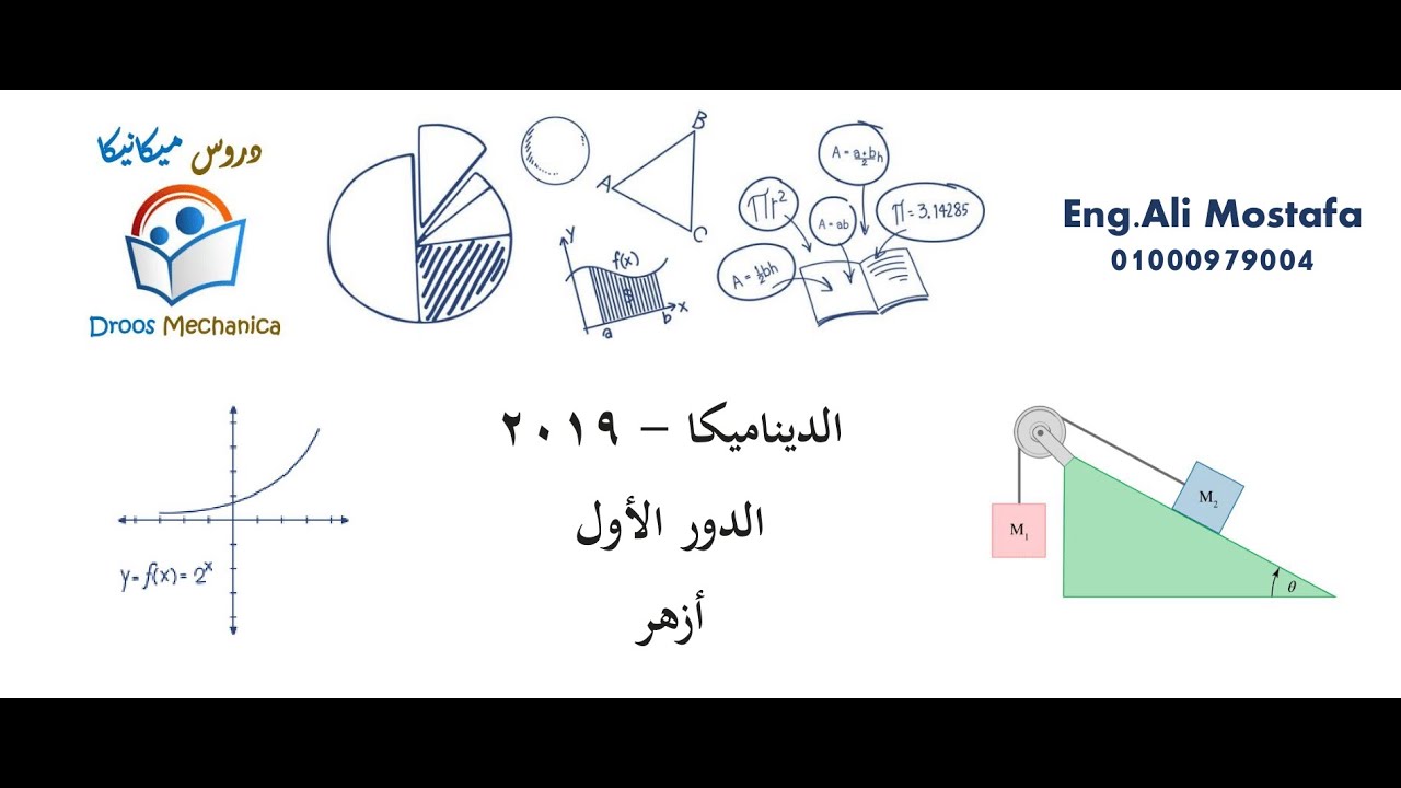 حل امتحان الديناميكا 2019 أزهر الدور الأول