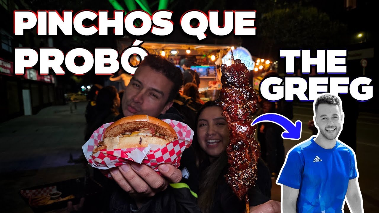&iexcl;Probamos los pinchos callejeros que prob&oacute; The Grefg en Bogot&aacute;! 🤤🔥| Los Insaciables