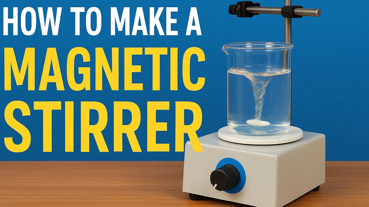 How to Make Magnetic Stirrer? With voltage regulator explanation.