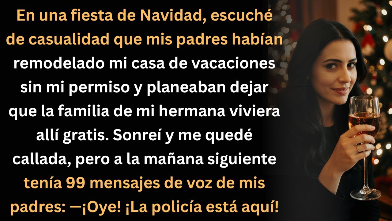 Escuché a mis padres en Navidad… al día siguiente la policía llegó a mi casa.