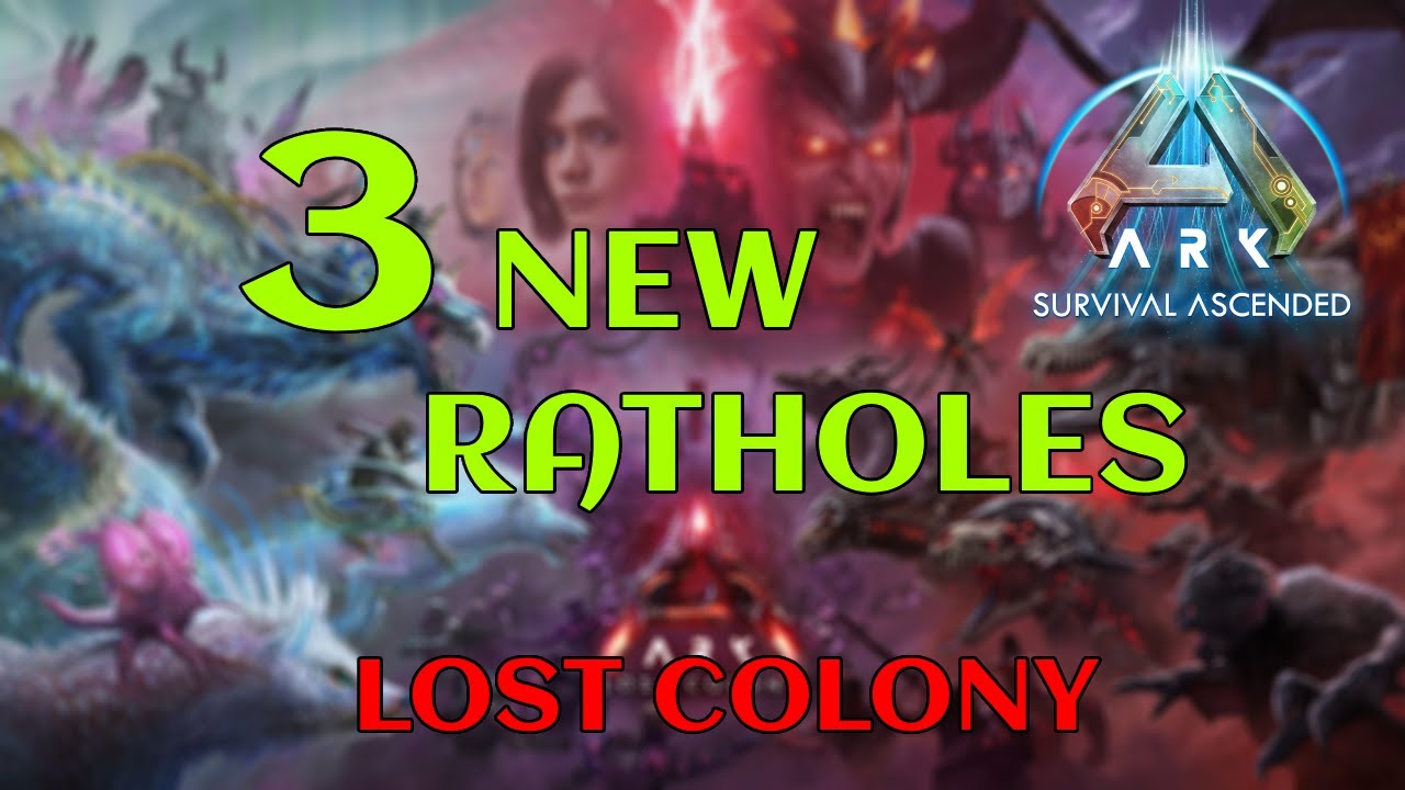 Ark Lost Colony: 3 new Rathole (Exclusive originals) Bed Tested