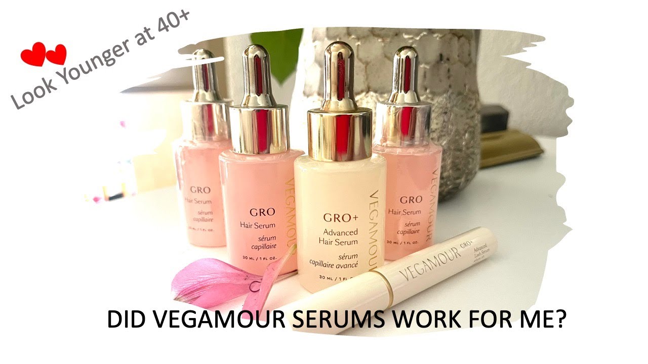 Look younger at 40 ! Watch this video before you buy - VEGAMOUR Serums Review after 1+ years