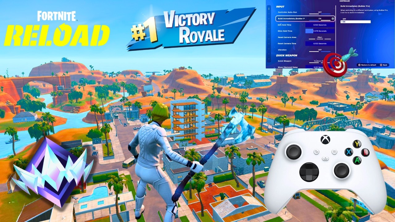 *NEW* BEST Controller Settings + Sensitivity For Fortnite Chapter 7! (PS4/PS5/XBOX/PC)