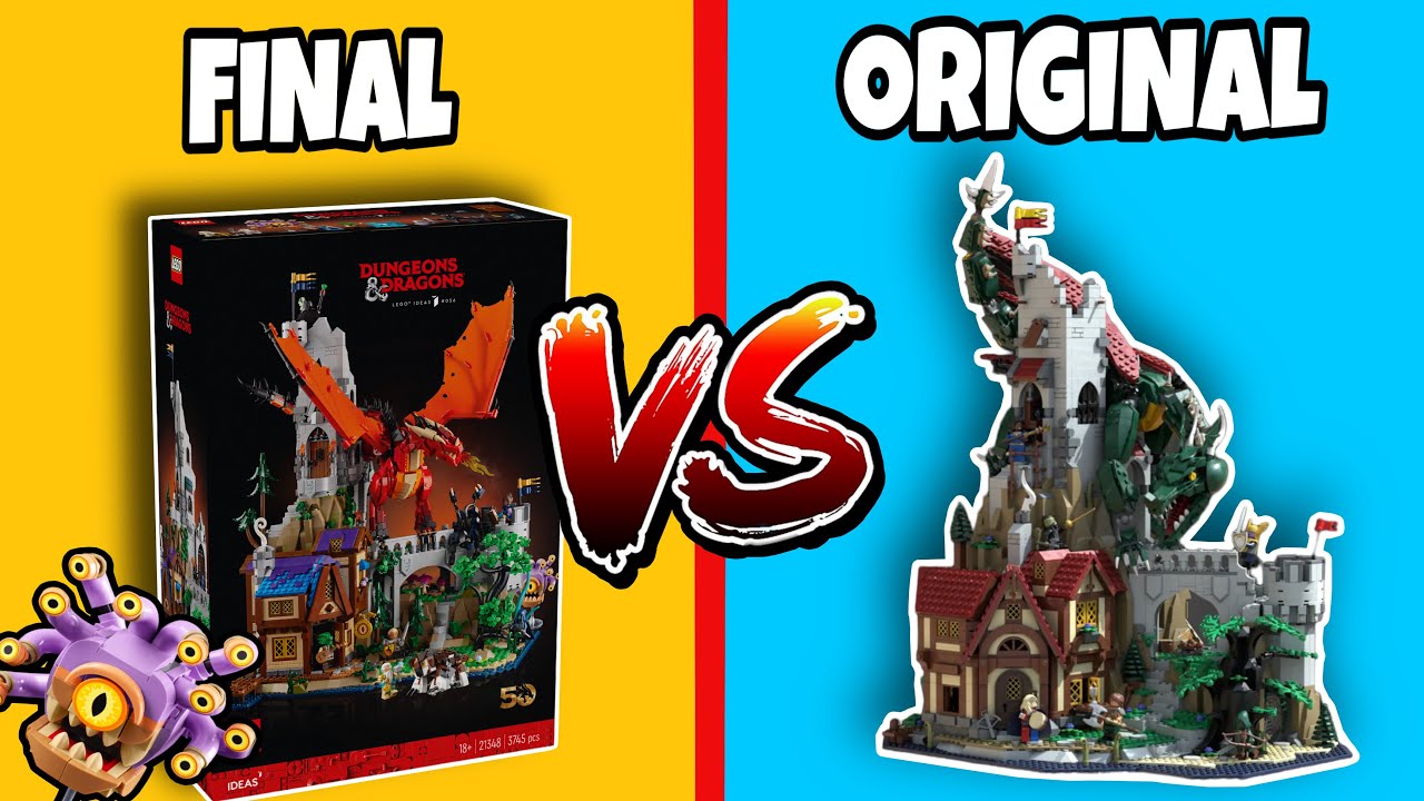 Набор LEGO Ideas Dungeons & Dragons против оригинального дизайна... Что изменилось?!
