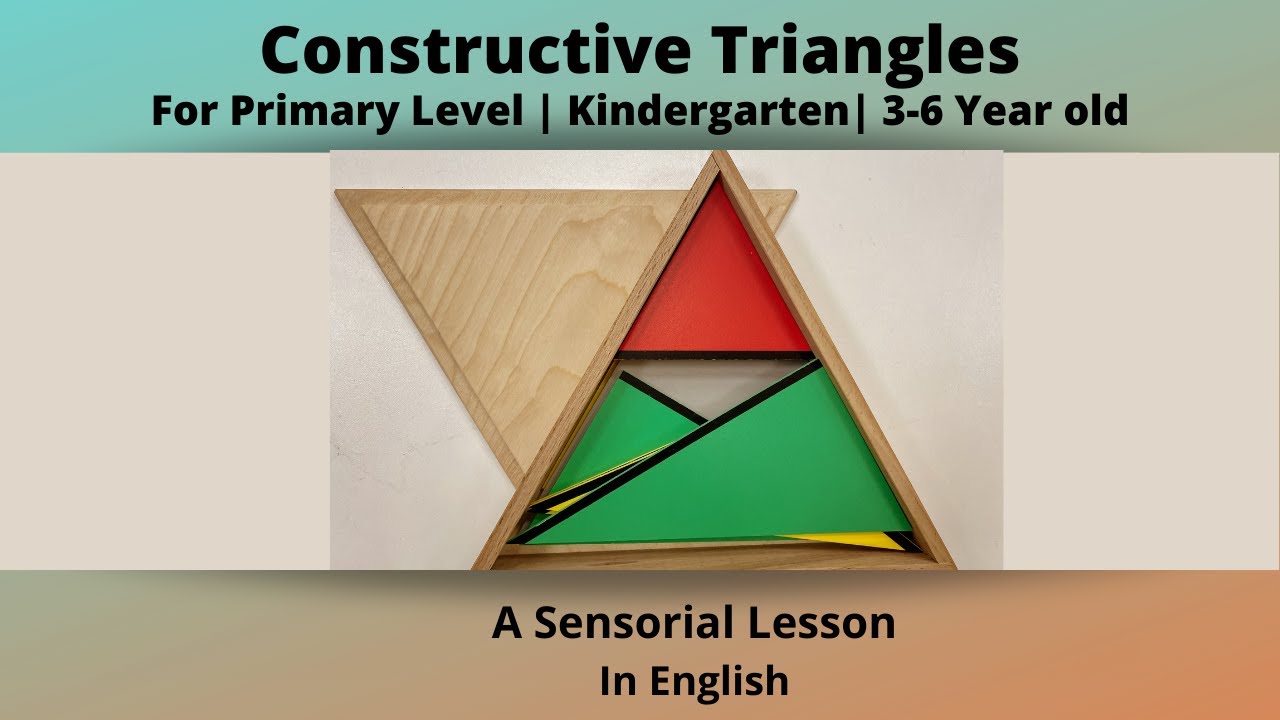 Constructive Triangle Box - A Sensorial Lesson | Primary Level