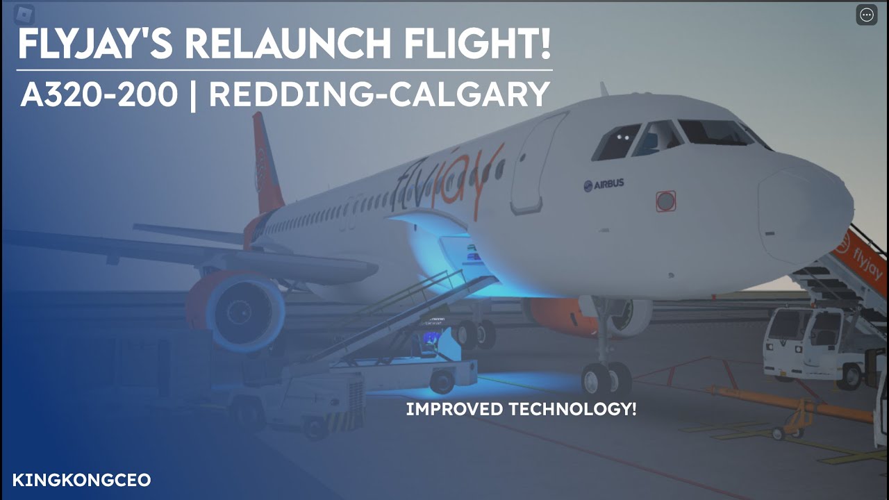 FLYJAY'S RELAUNCH FLIGHT! | Roblox Airline Review (ROBLOX)