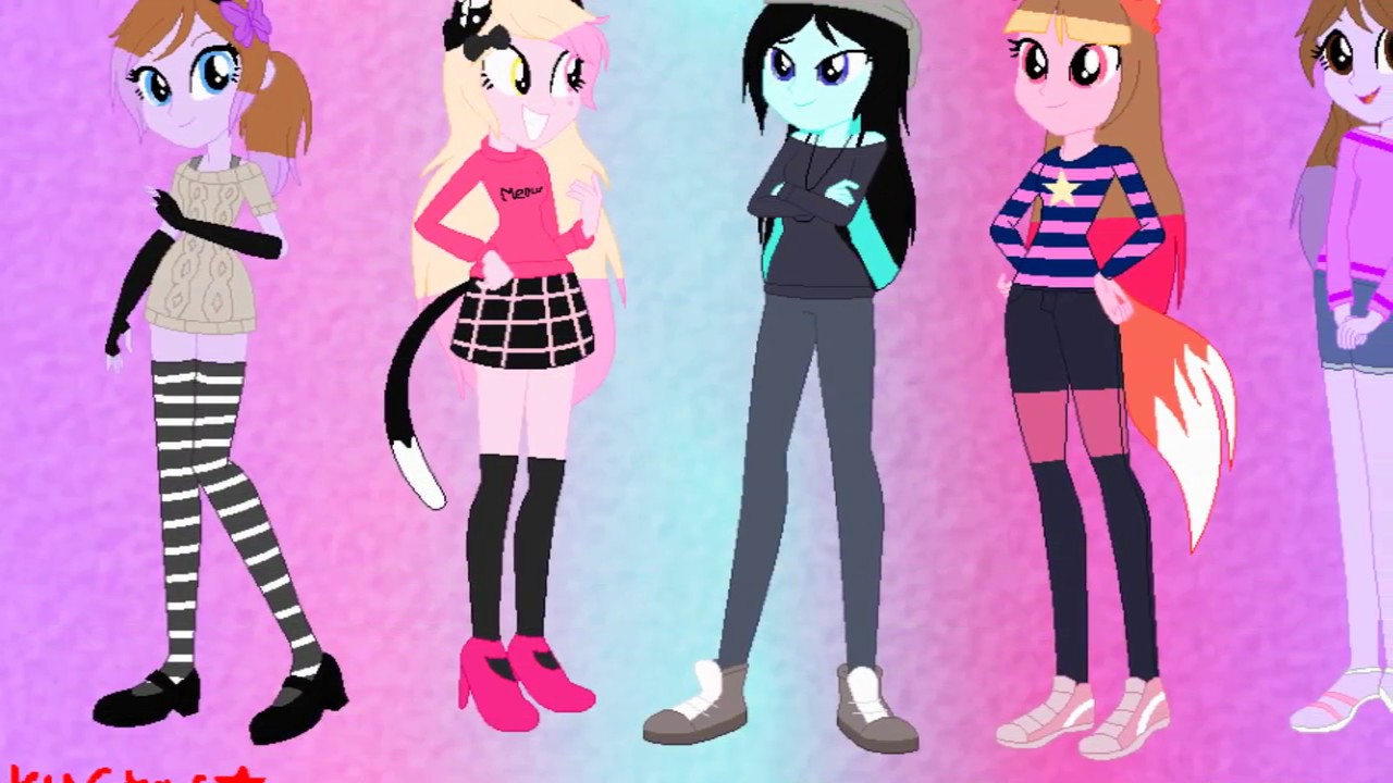(Speedpaint EQG) The PowerLove Friends!