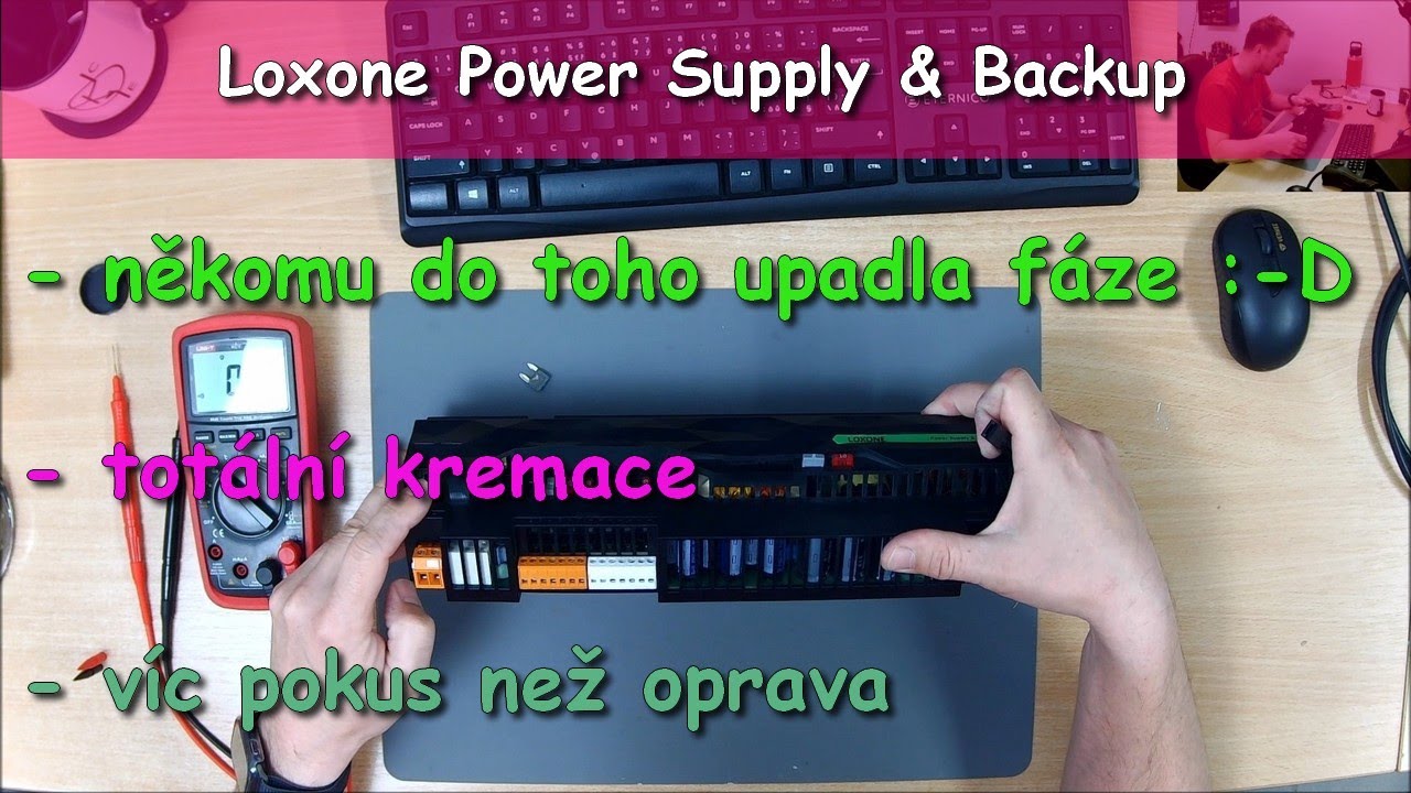 Když do zdroje za 17000,- Kč upadne fázovej vodič | Loxone Power Supply & Backup