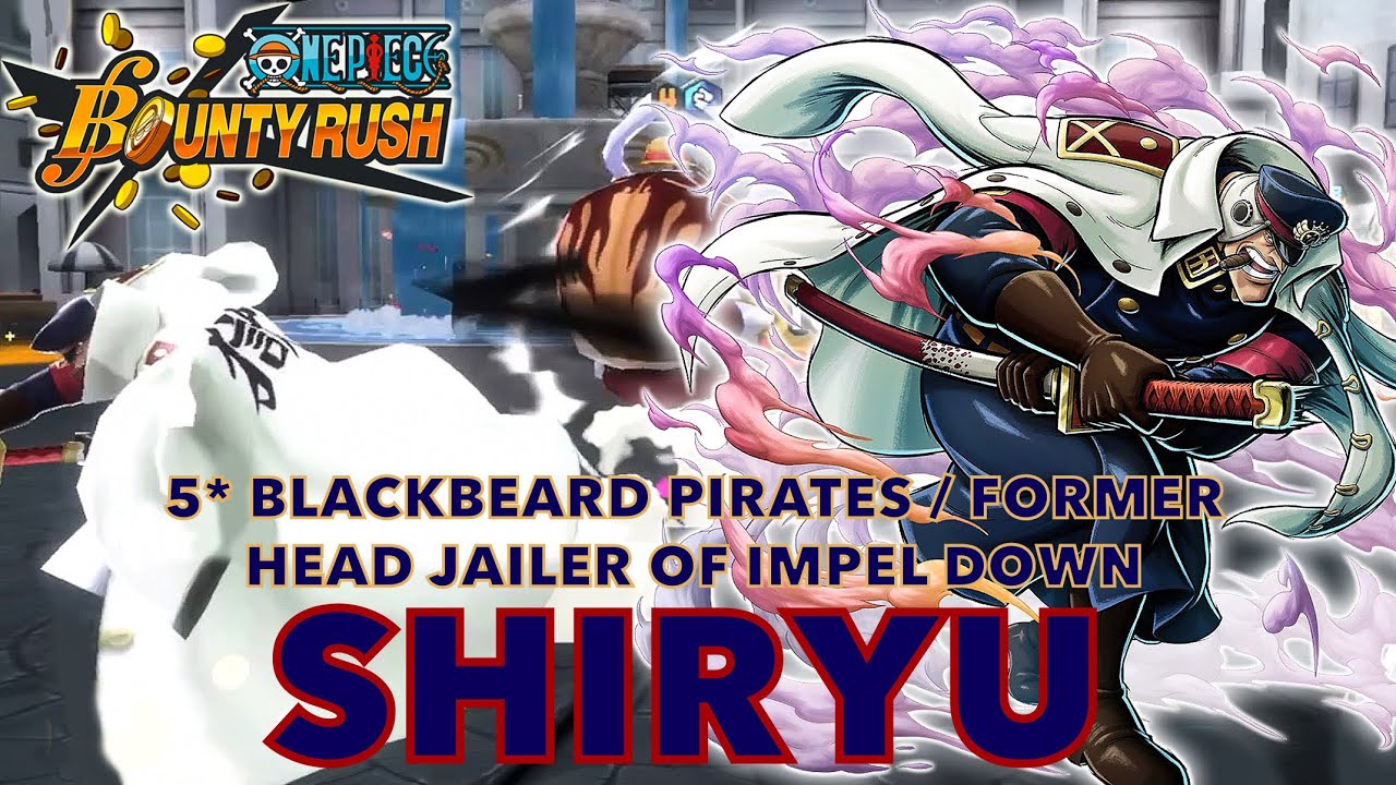 First Look - 5* Blackbeard Pirates SHIRYU SS League Gameplay | One Piece Bounty Rush