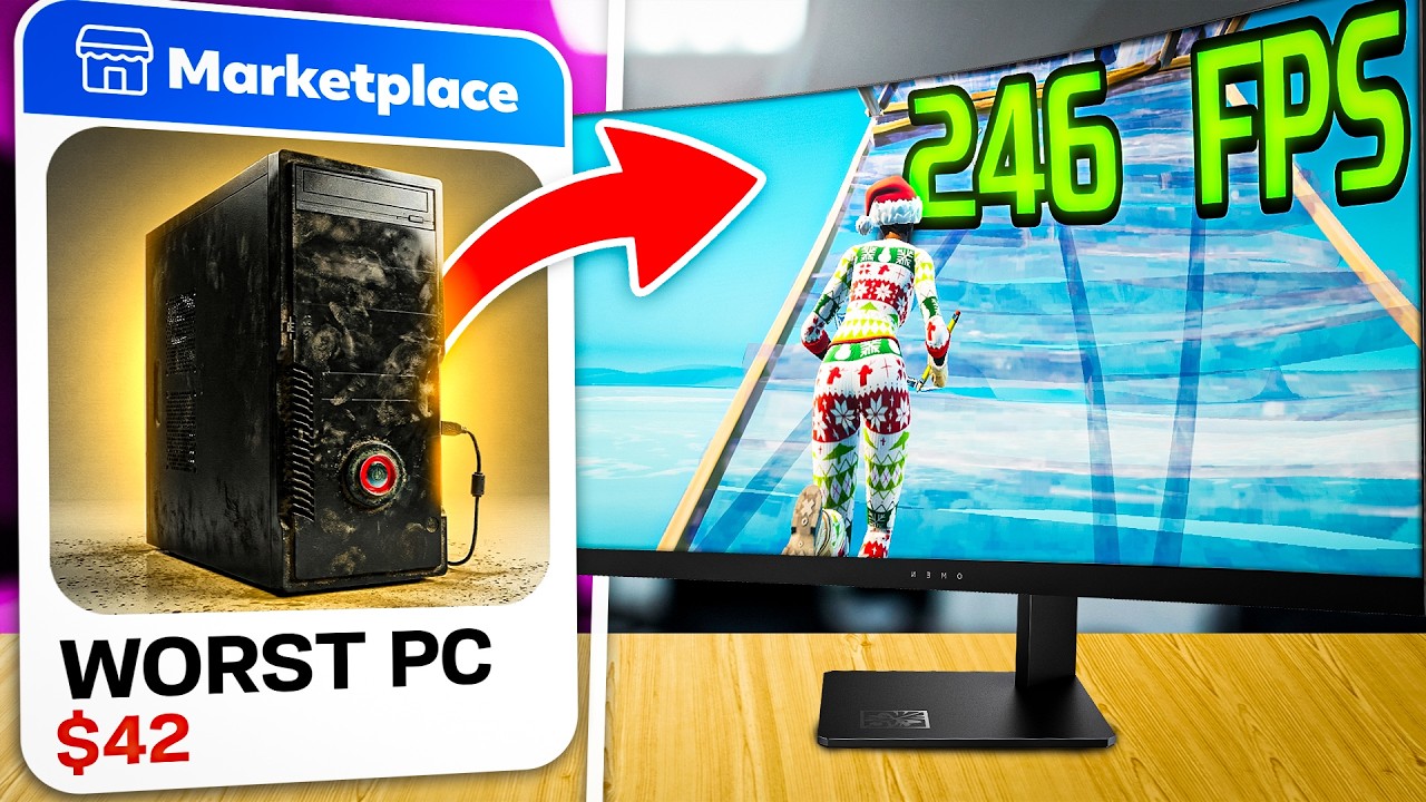 I Optimized Marketplace&rsquo;s WORST Gaming PC to 240+ FPS
