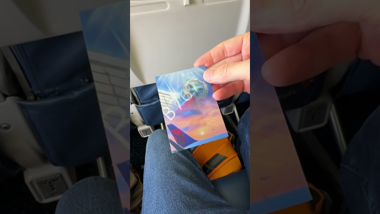 I got my first &ldquo;secret&rdquo; Delta trading card! ✈️ #deltaairlines #tradingcards