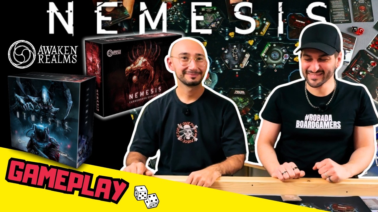 Gameplay ITA Nemesis + Espansione Carnomorph  di Awaken Realms - con Murinerd! Gioco da Tavolo