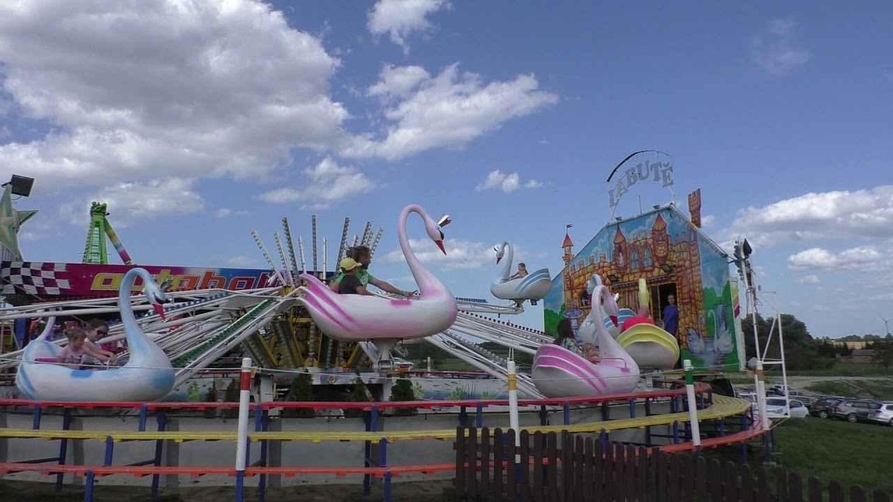 Pomerania Fun Park - Rodzinny park rozrywki - Pyszka - Karuzela Łabędź - 2019.08.11