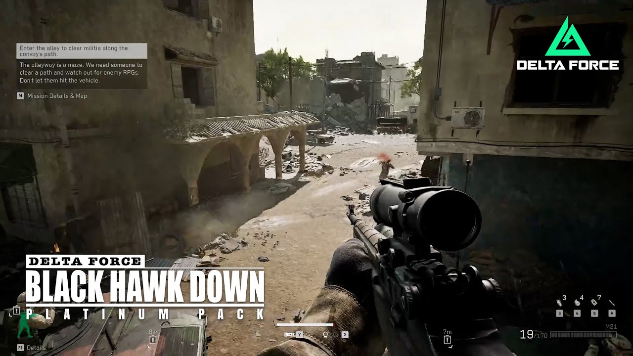 DELTA FORCE BLACK HAWK DOWN SOLO GAMEPLAY
