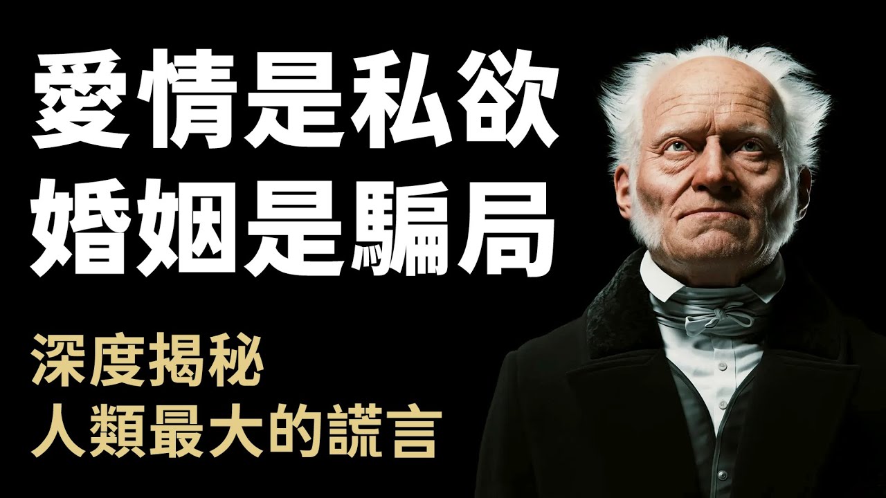 【深度】婚姻是人類史上最大的龐氏騙局｜愛情的精神疾病本質，血緣的自私真相。