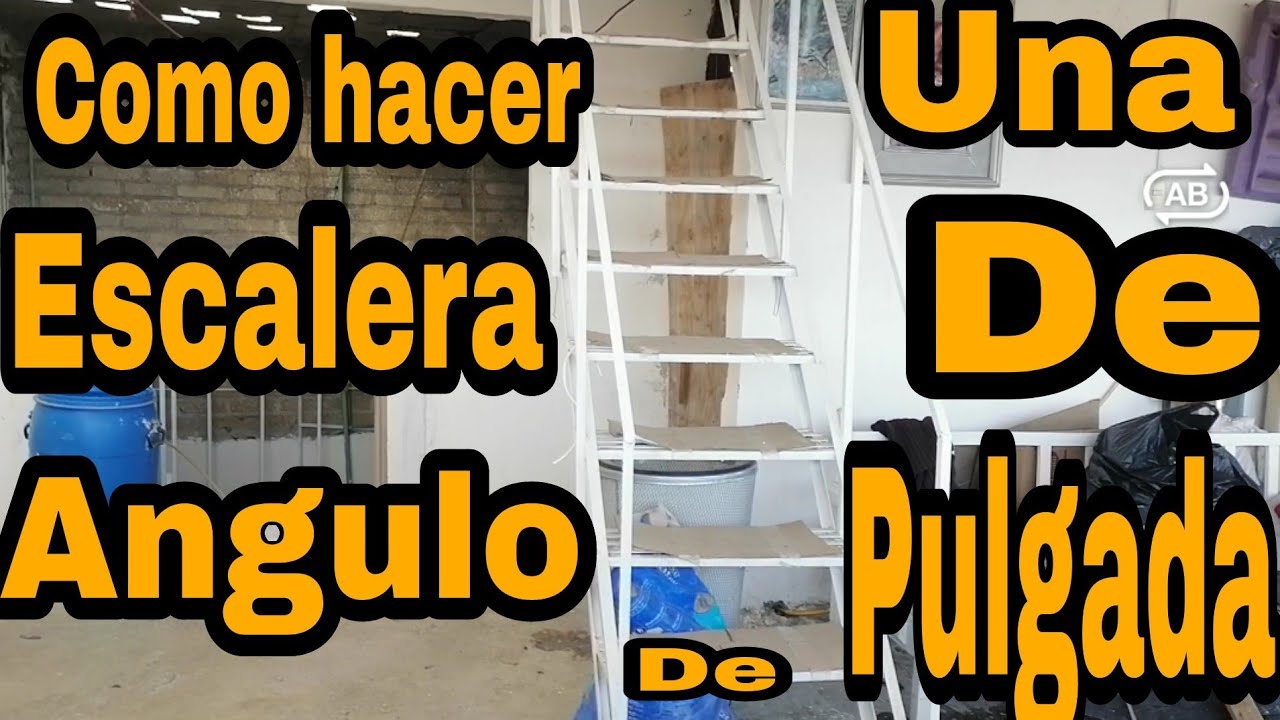 escalera de ángulo