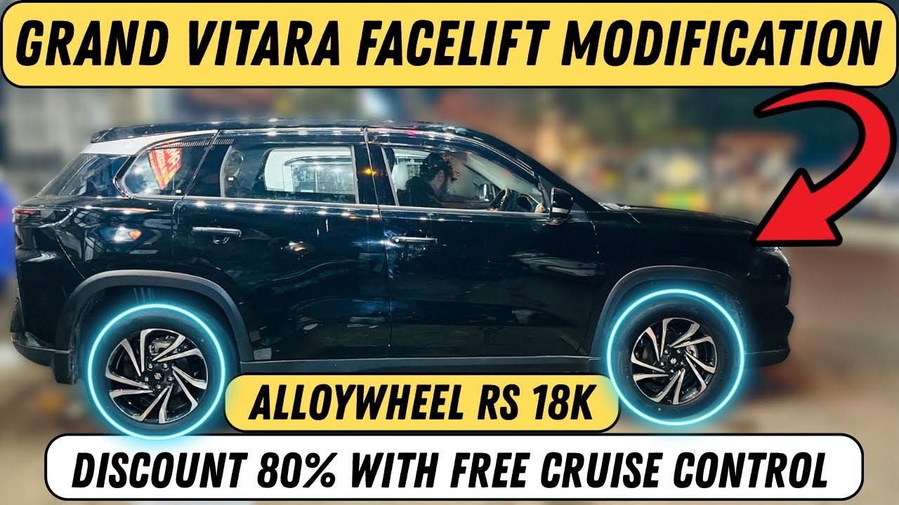 Grand Vitara 2025 Facelift Sigma Modified ✅ Grand Vitara Sigma To Alpha Modification with price