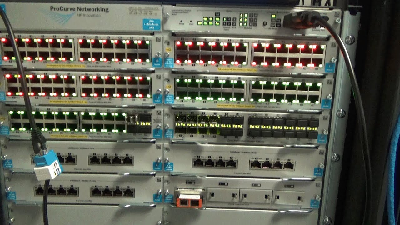 Setting Up Two HP ProCurve 5412zl Switches
